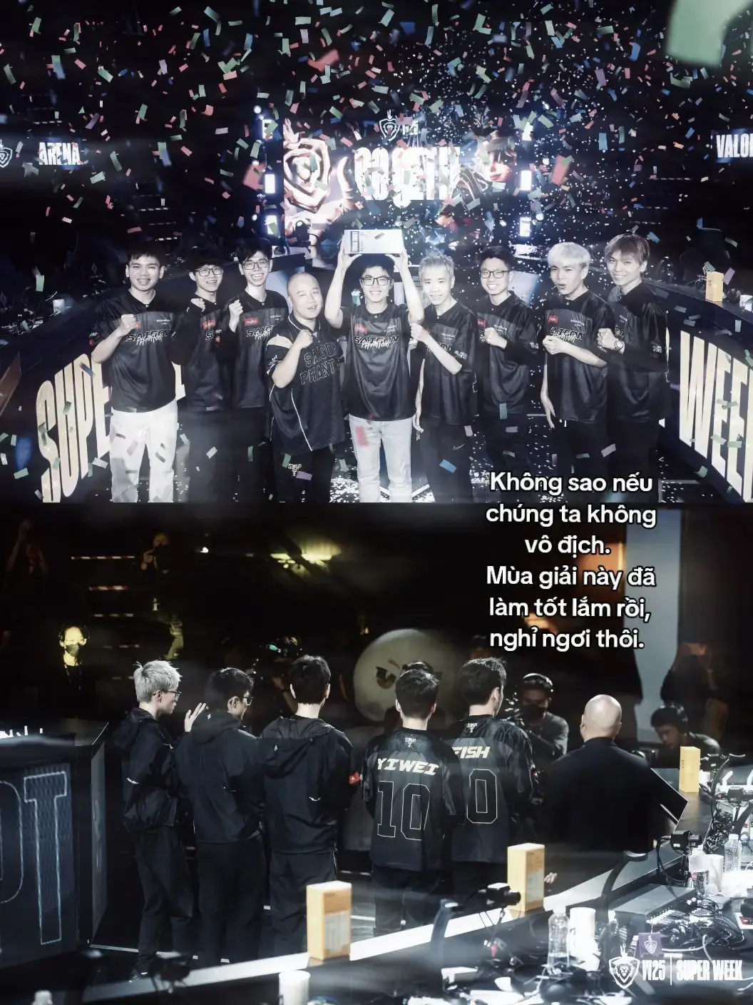 Với đội hình thay đổi như thế SGP chiến đấu như vậy đã là quá hay rồi chỉ là vẫn còn sự thiếu sót nào đó, đây cũng kh phải lần đầu họ vấp ngã. Những ng hâm mộ vẫn luôn ở đây ủng hộ, chờ đợi mầm non của SGP trở nên hoàn thiện hơn và quay trở lại mạnh mẽ hơn trong mùa giải sắp tới