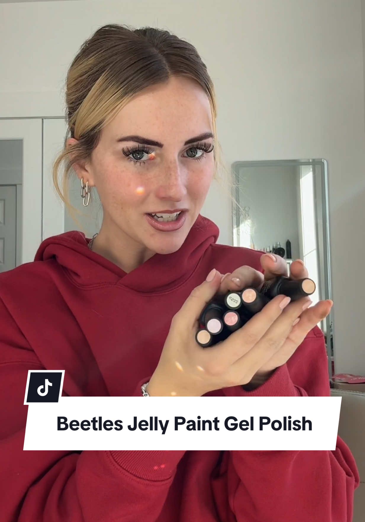 Beetles Hema Free Jelly Paint Gel Polish + my builder gel nails are a work in progress 😅🤌🏼✨🙂‍↔️ #nail #beetlesgelpolish #spotlightfinds #tiktokshopblackfriday #tiktokshopcybermonday 