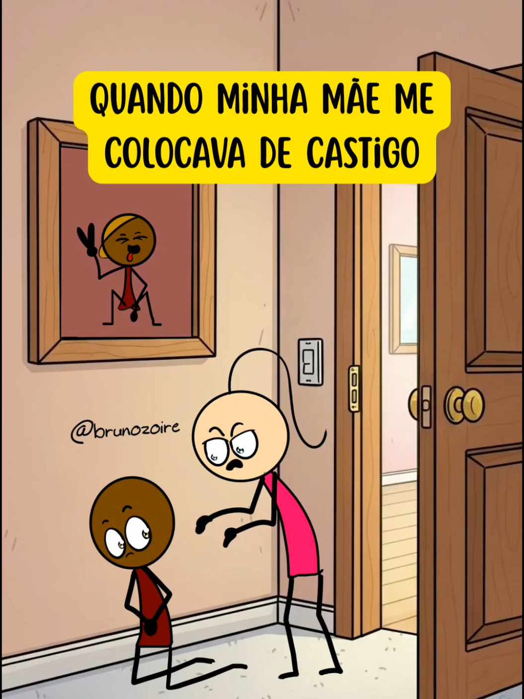 Quando minha mãe me colocava de castigo 