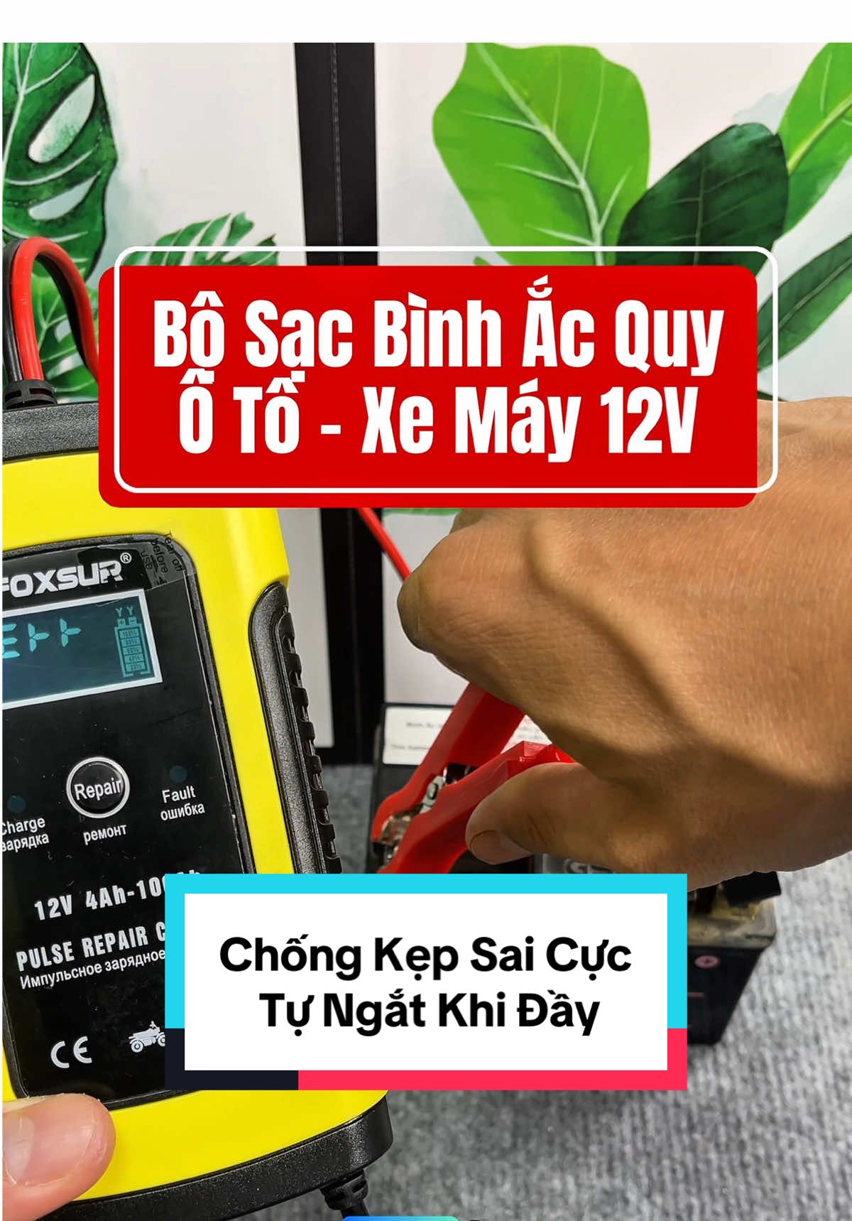 Bộ Sạc Ắc Quy 12V Cho Xe Máy - Ô Tô, Tự Ngắt Khi Sạc Đầy, Chống Kẹp Sai Cực, Sạc 3 Chế Độ Bảo Vệ Bình Xe. #sacbinhacquy #sacbinhxemayoto #bosacbinhacquixemay #bosacbinhacquyxeoto #sacbinhxemay 