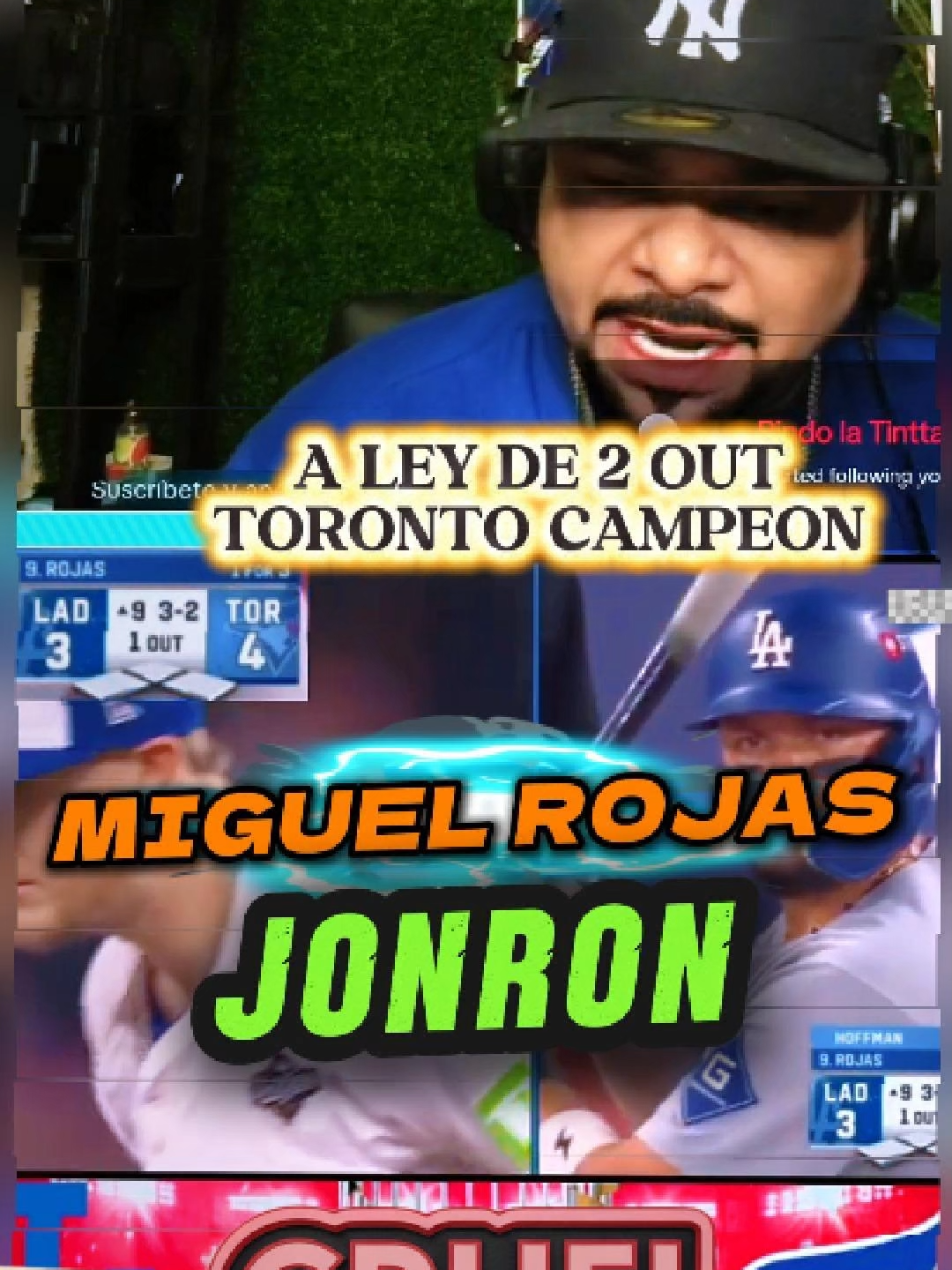 Miguel Rojas silencia a Toronto con jonrón en el 9no 😤⚾ #VladimirGuerreroJr #TORONTO #ohtani #dodgers
