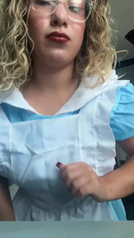 Don’t mind it’s wrinkling. But this was my Halloween costume for the school (the kids loved it) #halloweencostume #aliceinwonderland #trending #foryoupage 