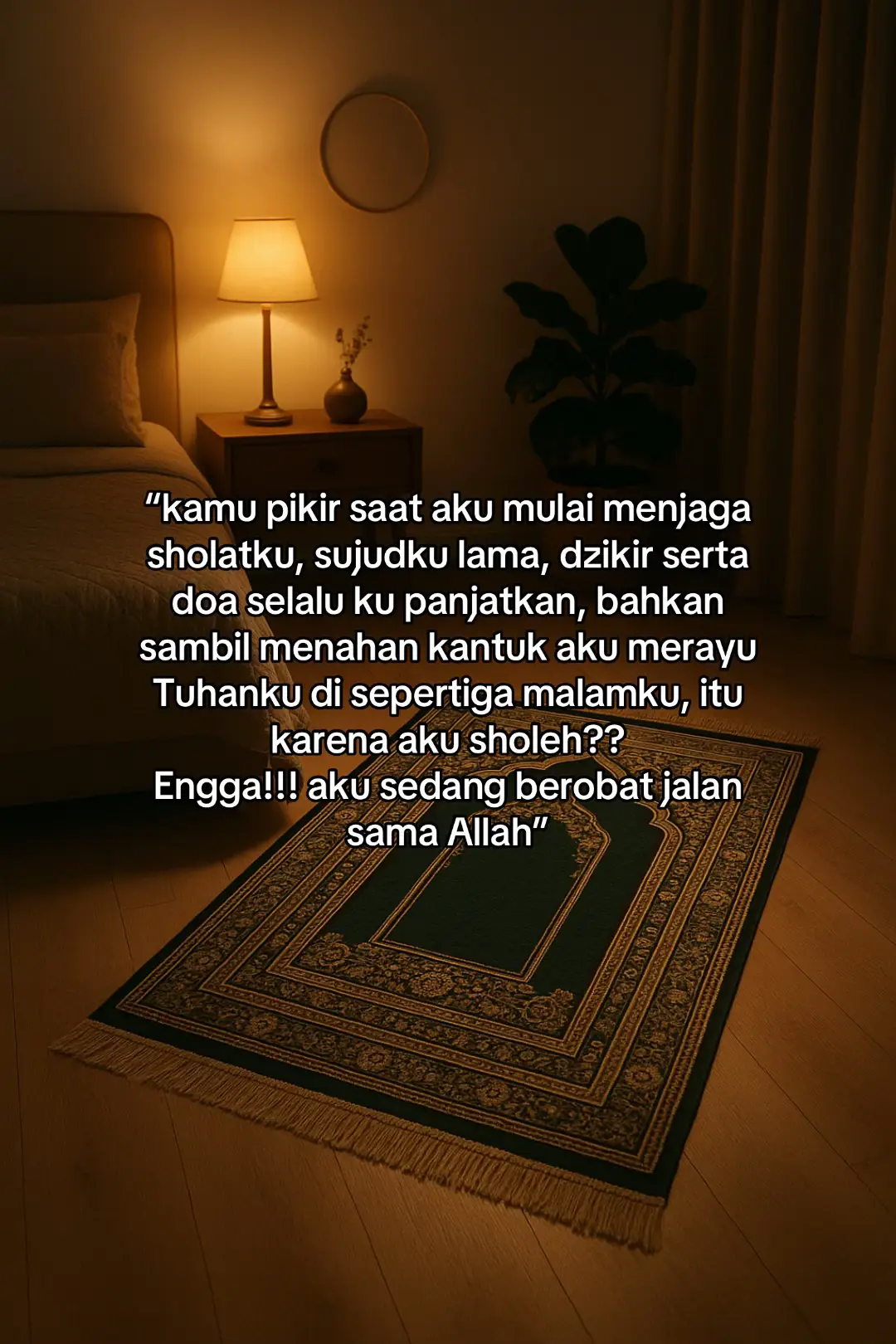 “obat tidak selalu berupa kapsul” #hijrah #sepertigamalam #fyp 