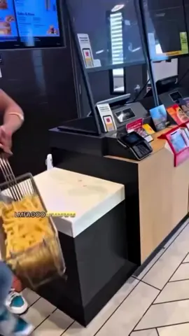 Can I get some ketchup with these fries? #mcdonalds #funny #frenchfries #deaf #reaction 
