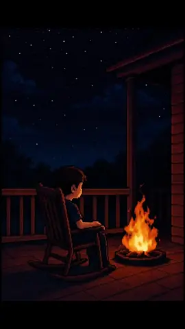 نجومٌ تراقب، ونارٌ تهمس في ليلٍ يسكنه الصمت لا شيء يُسمع سوى حكايات الضوء ودفء الانتظار #fyp #pixelart #my_edit #night #ليالي_الشتاء_الجميلة 