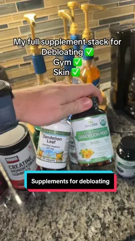 Here’s my full supplement stack since yall asked #looksmax #debloat #gym #fyp 