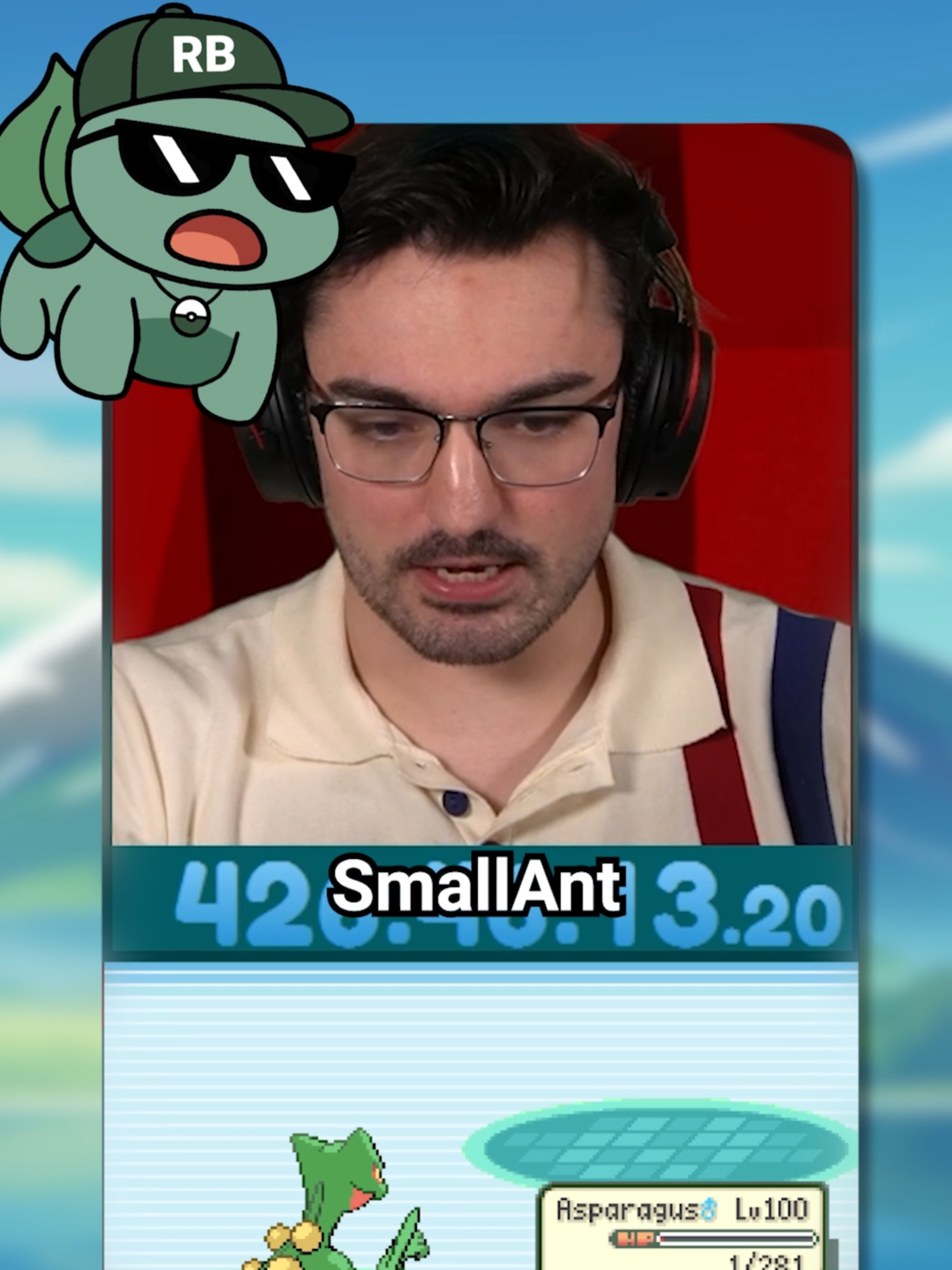 Dieser Streamer schaffte den UNMÖGLICHEN! Pokemon Run!#challenge #pokemon #twitch #smallant