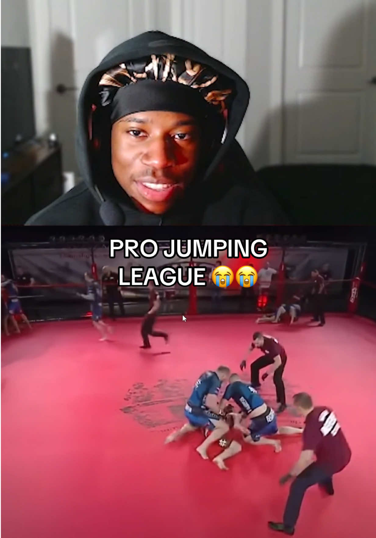 Rebounding from fight to fight 😂 #fyp #react 