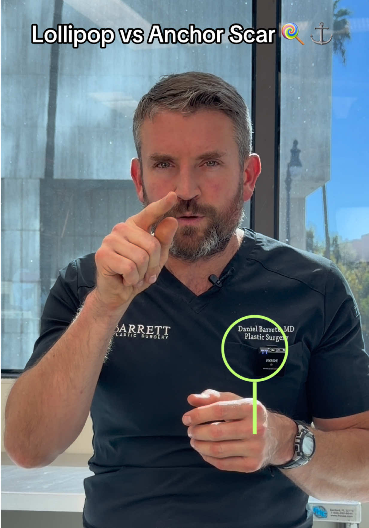 Lollipop Incision vs Anchor Scar #plasticsurgery #doctorsoftiktok #wellness 