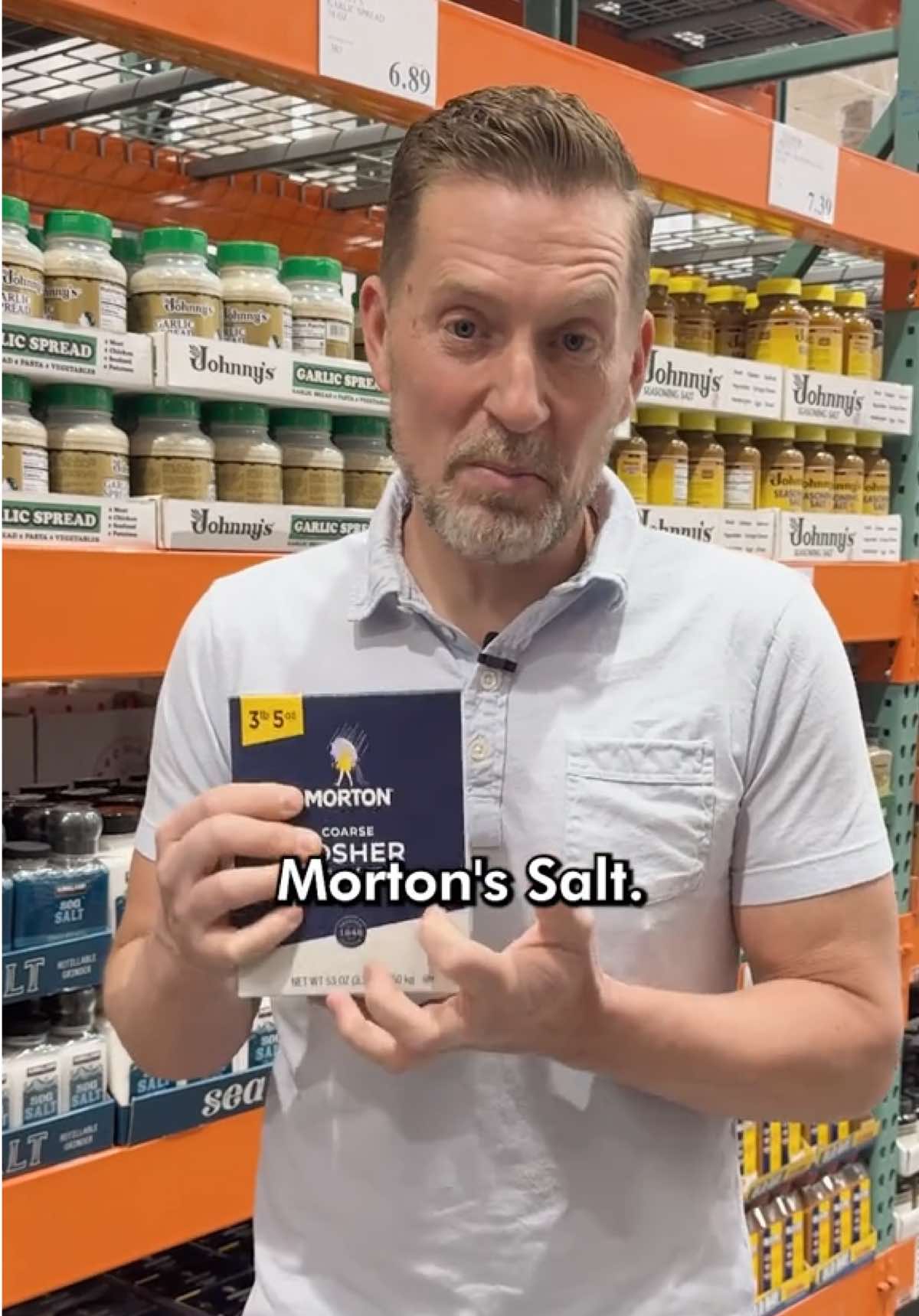 Costco has some of the BEST AND WORST sea salt brands you can buy! 🧂  With all the confusion surrounding which sea salt brands are safer to buy at Costco, when going to a local specialty shop, or ordering a high-end brand online isn’t in the budget, let’s set the record straight!   ✅ THE BEST SEA SALT at Costco is the Kirkland Sea Salt brand! 👉 Sourced from Australia’s cleanest oceans   👉 Likely contains minimal heavy metals & microplastics levels  👉 Likely tested to aligb with the strict Australian safety standards before arriving at Costco. 👌 AN “OKAY” SEA SALT at Costco is Himalayan Pink Salt.   👉 Pro: Higher in trace minerals 👉 Con: Likely to be higher in heavy metals like lead, cadmium & arsenic. ❌ THE WORST SEA SALT at Costco is Morton’s Kosher Salt. Here’s why: 👉 Highly processed - so it contains virtually zero trace minerals  👉 Contains the toxic ingredient ferrocyanide (yes, that’s a cyanide-derived anti-caking agent)!  Your body deserves clean sea salts that provide the additional essential minerals to thrive, not sea salts that add to your accumulated toxic load with heavy metals and microplastics.  #SeaSalt #Salt #Costco #HealthyChoices #NonToxicLiving