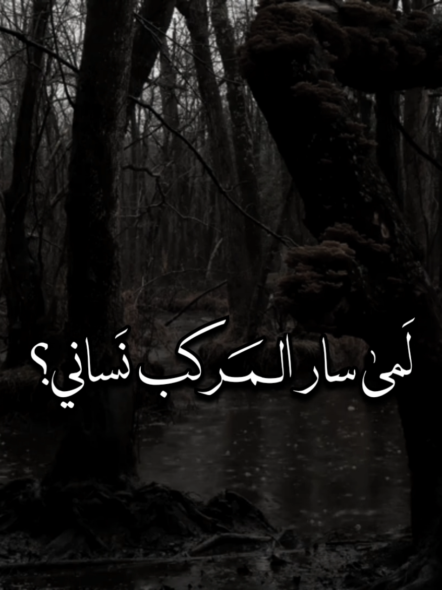 لَمى سار المَركب نَساني؟ #الحزن #ترند #لما_سار_المركب_نساني #ياطيبة #هارب 