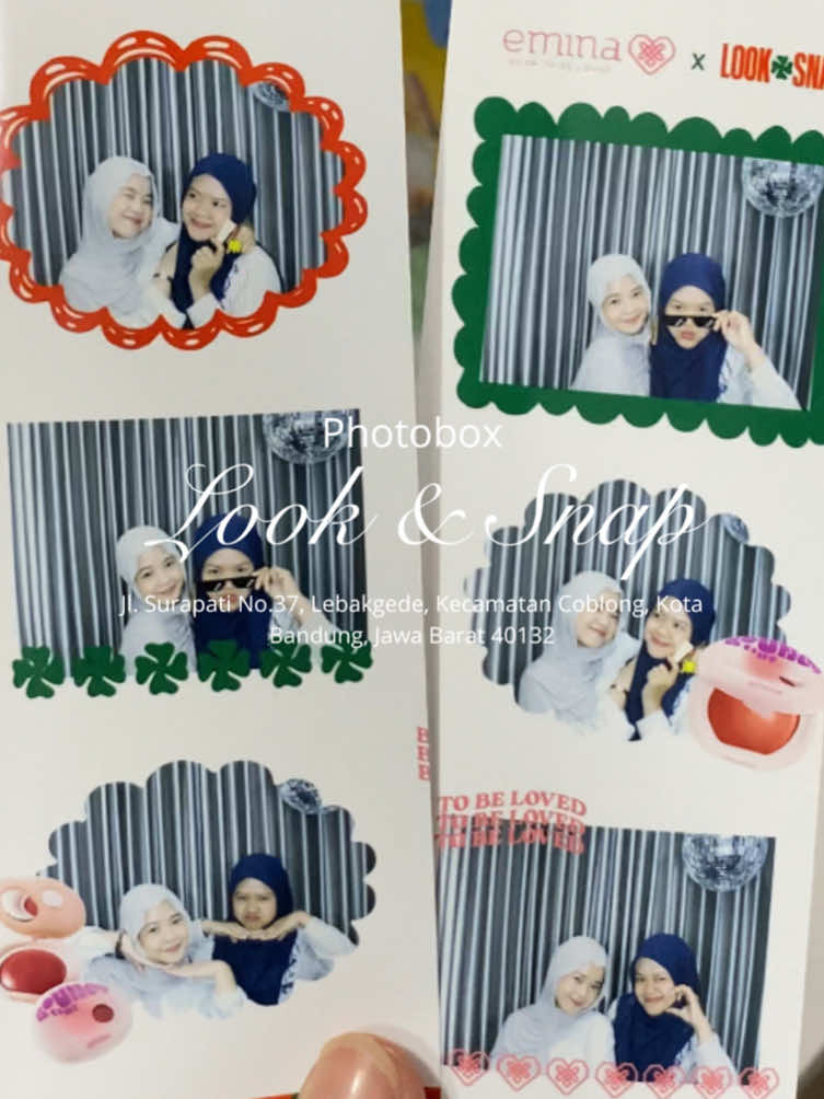 photobox luuuccuu, baru ini ada touch up cornernya lengkap dari Emina. suka banget sama hasillnyaaa! kalo ke Third Space wajib banget photobox di Look & Snap !📸👀 📍Photobox Look & Snap Jl. Surapati No.37, Lebakgede, Kecamatan Coblong, Kota Bandung, Jawa Barat 40132