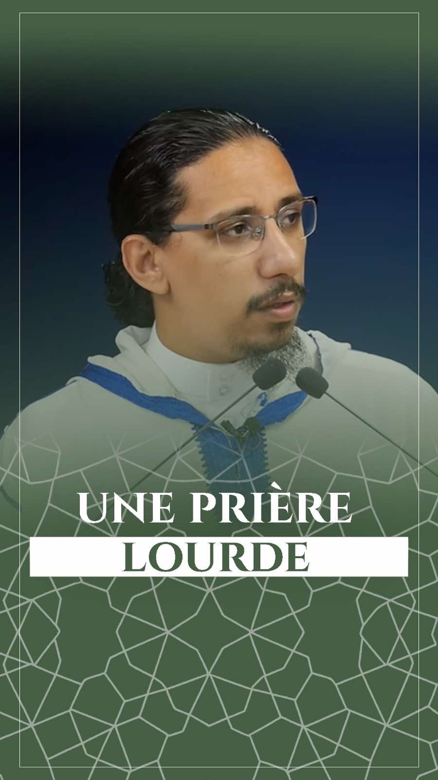 Une prière lourde..