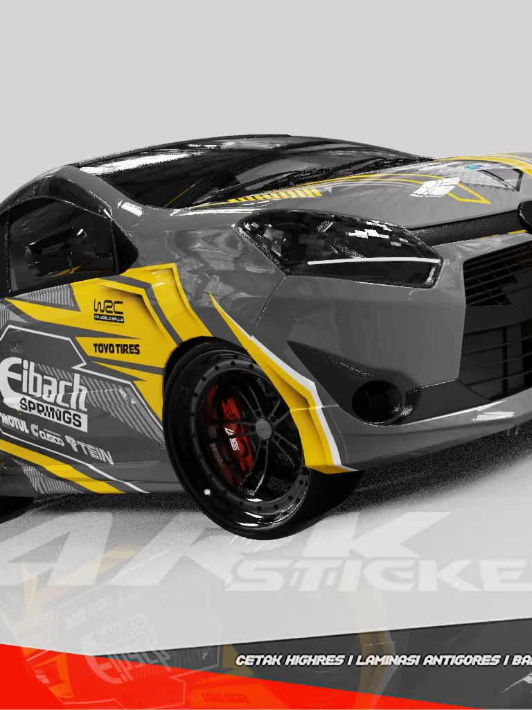 Decal sticker variasi mobil racing agya ayla eibach. #sticker #decal #fyppppppppppppppppppppppp #fypp #fypシ゚ #toyota #fyp #agya #agyakoo #agyamodifikasi #agyagrsport #agyaaylaindonesia #agya2023 #agyagr #agyaaylamodification
