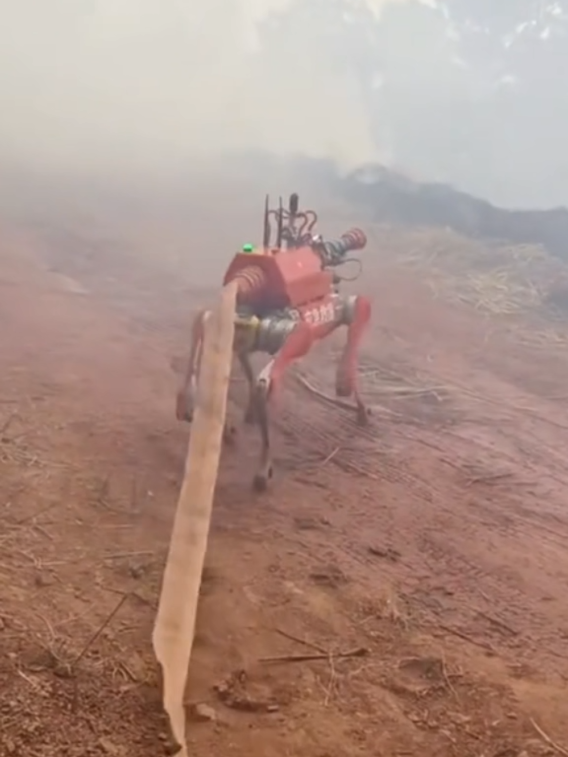 🤖Robot dogs join firefighting crews! 🧯 #robotics #embodiedai #robotdog #firefighting  In Sichuan, China, a quadruped robot just joined the firefighting team. Deployed on the front lines, the robot assisted crews by scouting hot zones, carrying hoses, and operating in hazardous areas that would normally put responders at risk. The quadruped platform combines mobility, thermal imaging, and remote operation to navigate unstable terrain and deliver real-time situational awareness. Firefighting may be one of the toughest environments for automation, but every safe mission proves the same point: robots belong where humans shouldn’t have to go.
