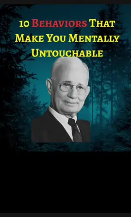 10 Behaviors That Make You Mentally Untouchable#FinancialFreedom #5AMRule #Discipline #SelfDiscipline 
