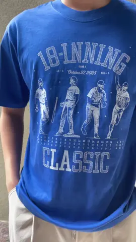 A legendary 18 innings of the World Series 💙⚾️🧢 Dodgers forever  #WorldSeries #dodgers #losangelesdodgers #18innings #dodger 