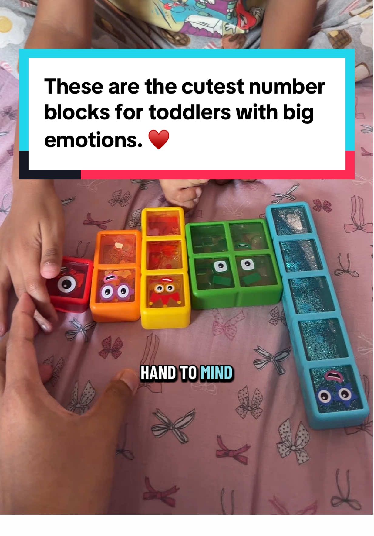 These are so amazing for those little toddlers with big emotions. These number blocks are amazing for tackling those big emotions. #toptoygift #toddlertreasures #toysandplay #homedecorbricks #toddlersoftiktok 