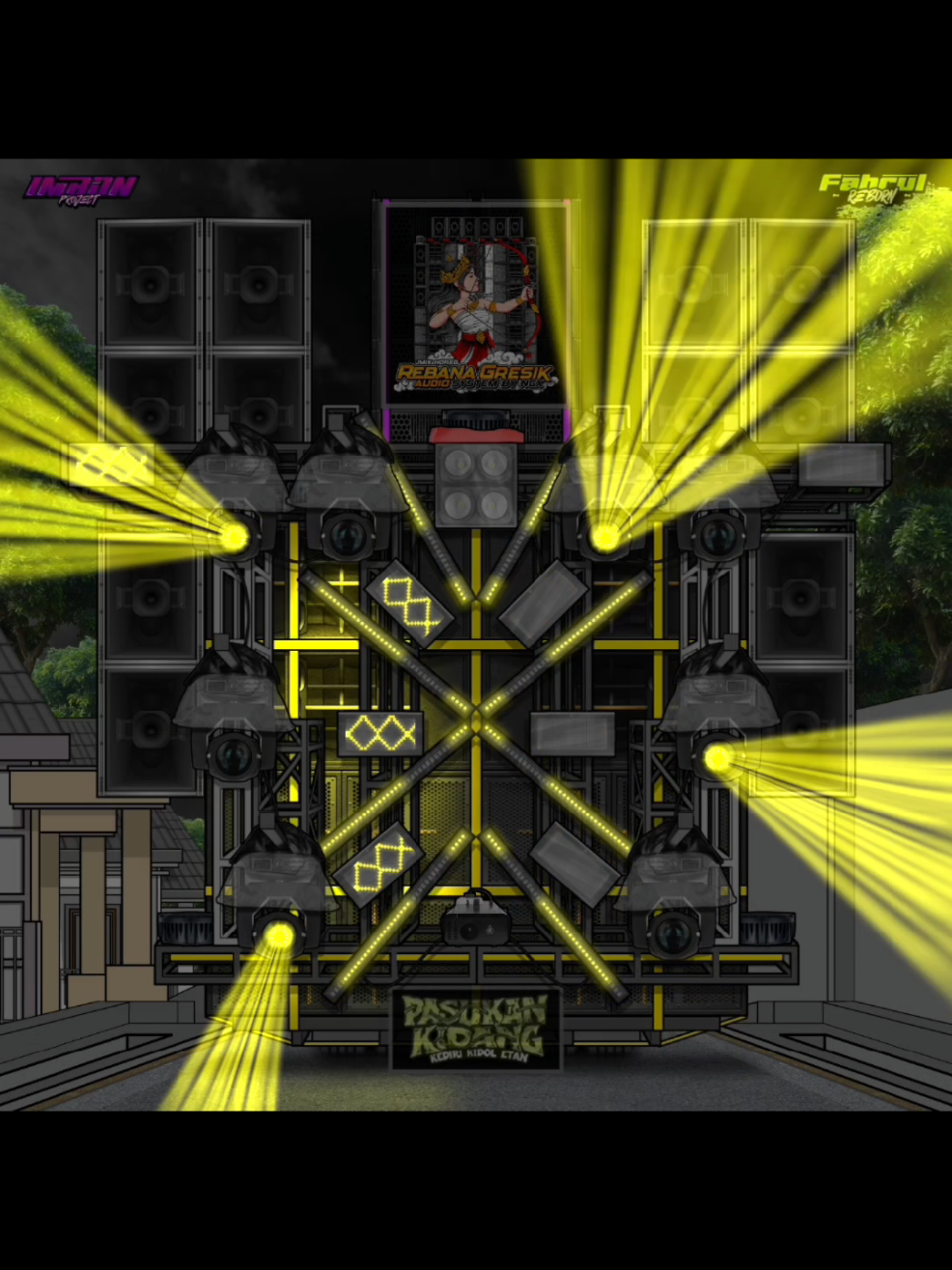rebahan audio  ft @Imron project  konsep @rebanagresikaudio #animasisoundsyistem #soundsystemjawatimur #horegjawatimur #battlesempu2025 