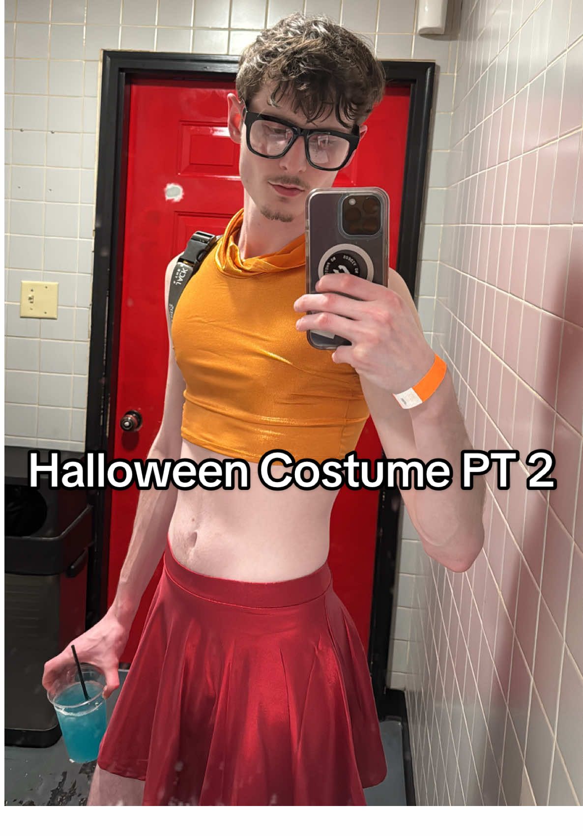 Dressing as Velma was fun! #halloween #costume #velma #fyp #scoobydoo 