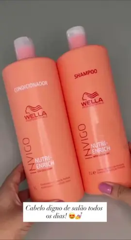 Kit Wella Professionals Invigo Nutri Enrich Sh 1000ml #cabelo #wella #cuidadocapilar #shampoo #condicionador Você encontra esse produto na shopee, é só entrar no link disponível aqui  ID: BRJ-QGR-UWW Link: https://s.shopee.com.br/9zpbnMCU0f