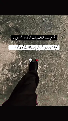 تم میرے خلاف بات کر کہ تو دیکھوں ۔☠️🔥 #fyyyyyyyyyyyyyyyy #poetrylines #attitudestatus #viralvideotiktok #unfreezemyaccount 