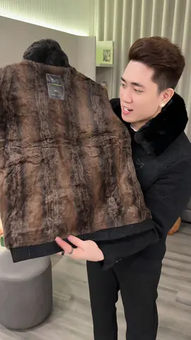 Áo Khoác Dạ Dài Lót Lông Cừu S