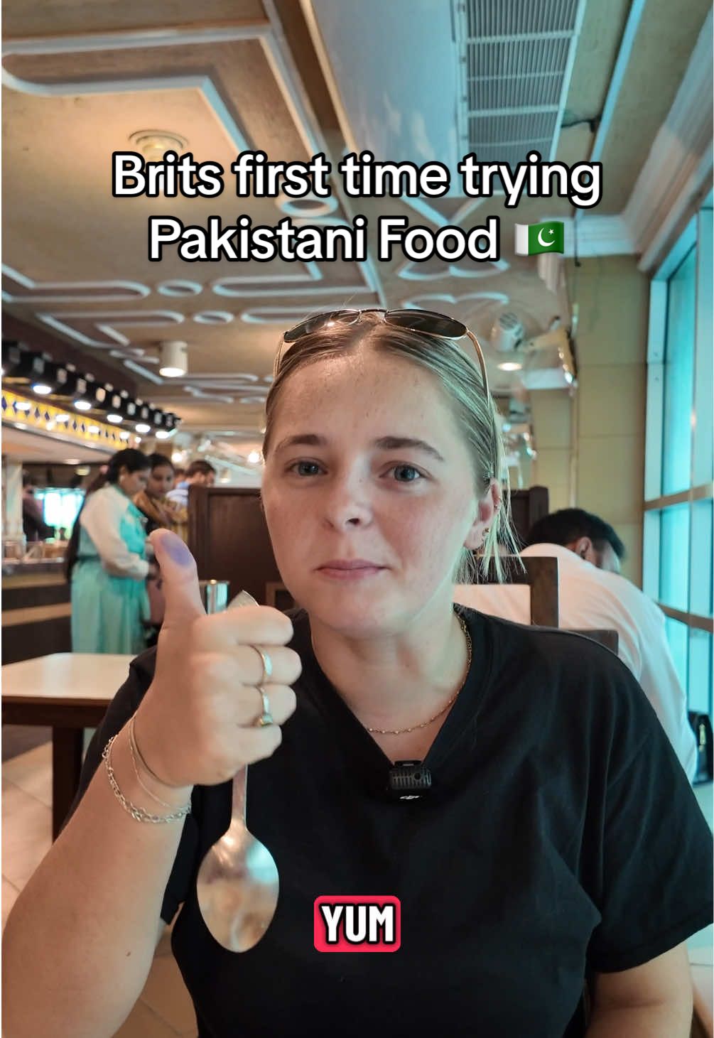 Brits trying Pakistani food for the first time in Savour Foods!🇵🇰 #pakistan #islamabad #pakistanifood #fyp #viral 