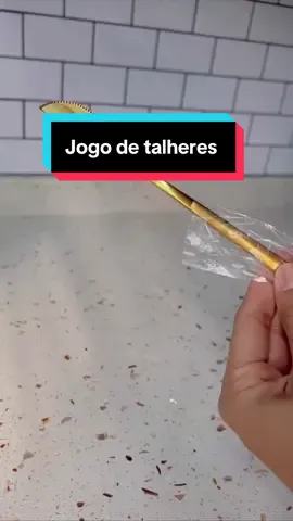 Belifou Kit 24 Jogo De Talheres Inoxidável 416 Suprimentos De Cozinha Talheres de Dourados Talheres LINK NOS COMENTÁRIOS!!  ##achadinhos##fy##shopee##viraltiktok##talher