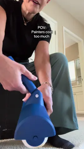 It just needs another coat of paint and a professional painter 🤣🤣🤣#53yearoldmom #homeimprovement #painting