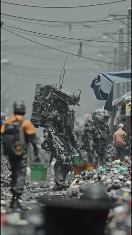 Robots in daily life  #scifi  #robots  #ai #aiart  #mecha 