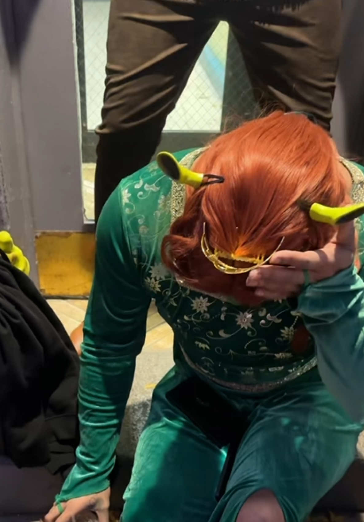 I’m A Believer !!! #halloween #shrekandfiona #shrek #fiona #fyp 💚💚💚💚💚