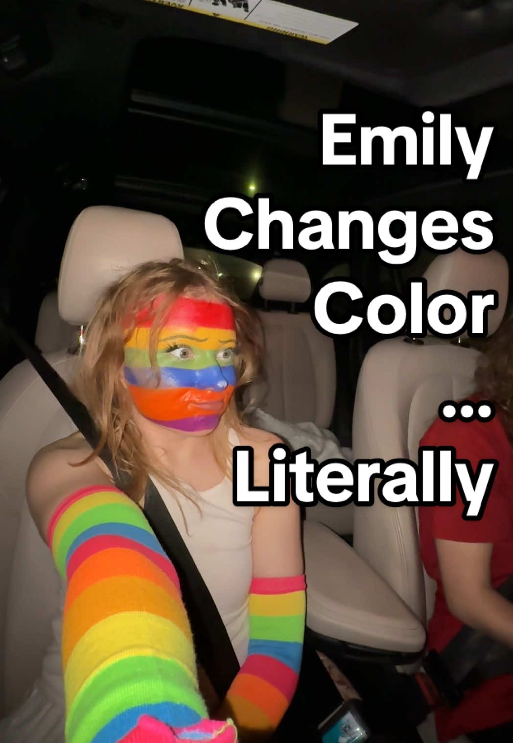 Oh no! Shoot! My face changed color 