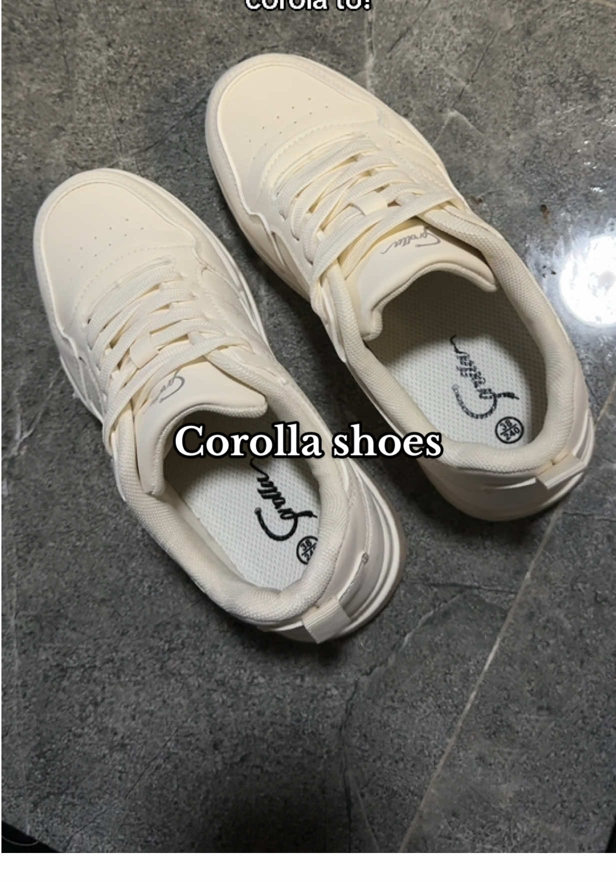 Add one size  #corolla #shoes #corollashoes 