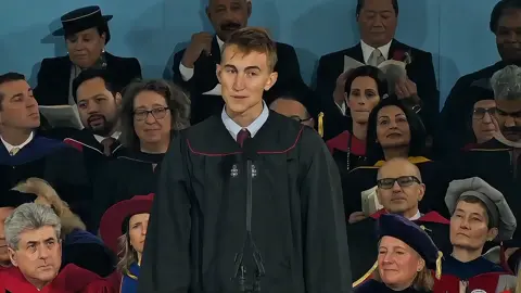 Thor Reimann Delivers the Senior English Address Harvard Commencement 2025. #englishwithbest  #commencement  #fyyyyyyyyyyyyyyyy 