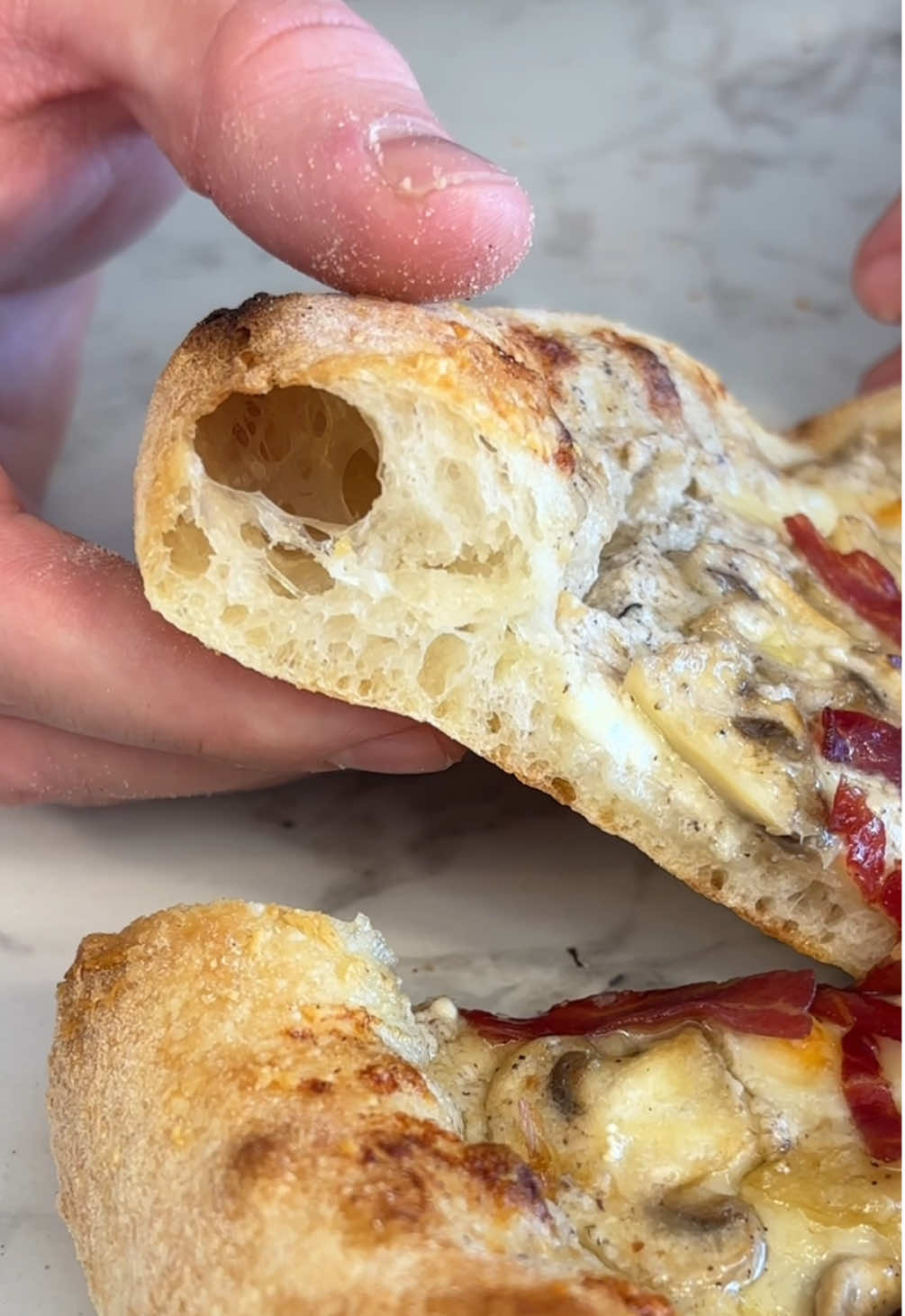 Una de mis pizzas favoritas #Pizza #paratii #pizzalover #pizzatime #fyp 