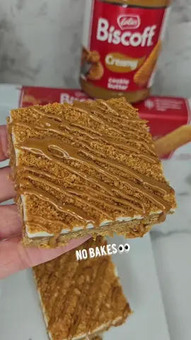 THEE NO BAKE BISCOFF BARS THE Lii WAY! 💋🥰❤️ #biscoff #nobakes #cookiebutter #bakery #baker 