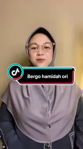 Bergo hamidah ori #bergohamidah #hijabinstan #hijabmurah #hijabpremium 