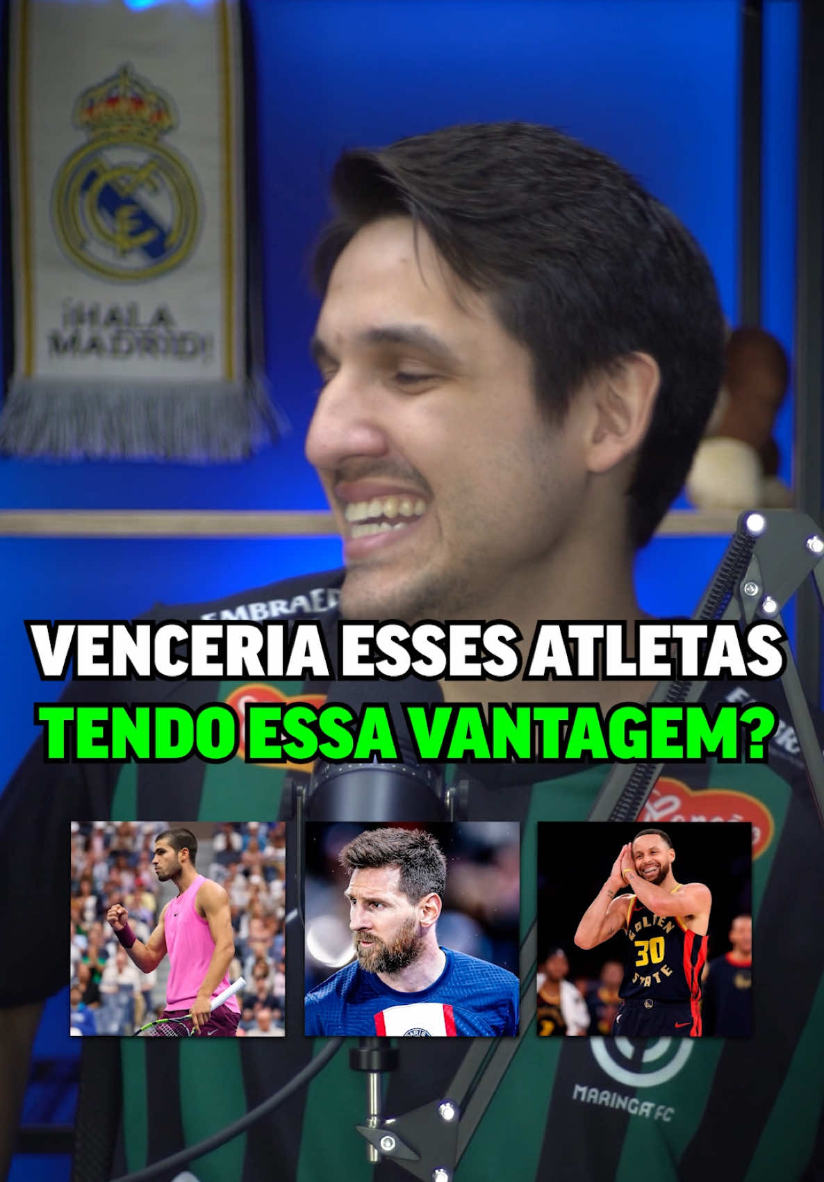 VENCERIA ESSES ATLETAS COM VANTAGEM? #trivia #messi #esportes #curiosidades