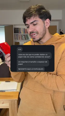 No se puede doblar un papel 8 veces #papel #exponencial #matematica #fisica #exponencialmente #ingenieria #ciencia #divulgacion #fyp #foryou