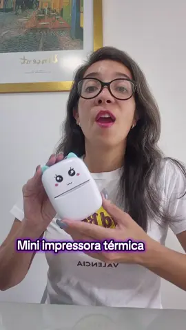 Mini impressora térmica de gatinho. uma ótima opção de presente para esse Natal. #tiktokshop1111br #tiktokshopblackfridaybr #impressoradegatinho #impressoratermica 