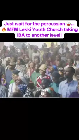 When Lekki Youth Church turn “Iba” into a full praise jam 😭🔥 The spirit and joy in this sound.. cc: @SMmusic 🥵 #MFMPraiseHub #MFMLekkiYouth #NathanielBassey #Iba #PraiseSession