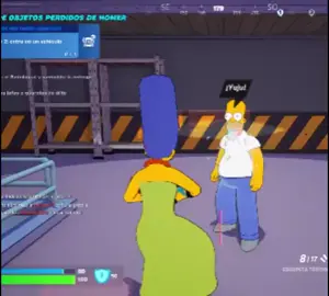 #TheSimpsons x #Fortnite || Marge kills Homer Real!11!😰 (SONAMY + KNUXOUGE POSTING SOON MAYBE?) #Marge #Homer #Fyp