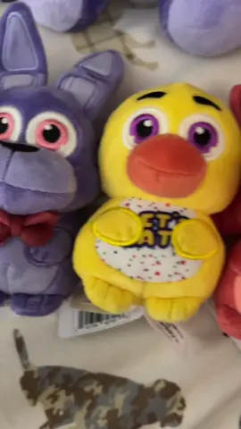 So glad the GameStop store I went had them all! #fnaf #fnafplush #fnafmerch #fyp #fnafplushies 