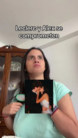 Felicidades a la nueva pareja.  #f1content #formula1 #ferrari #charlesleclerc #alexandrasaintmleux 