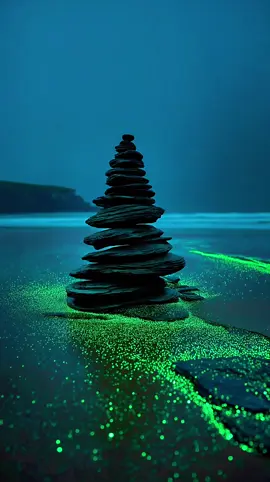 Beach vibes. #beachvibes #viral #beachtok #bioluminescence #serene 