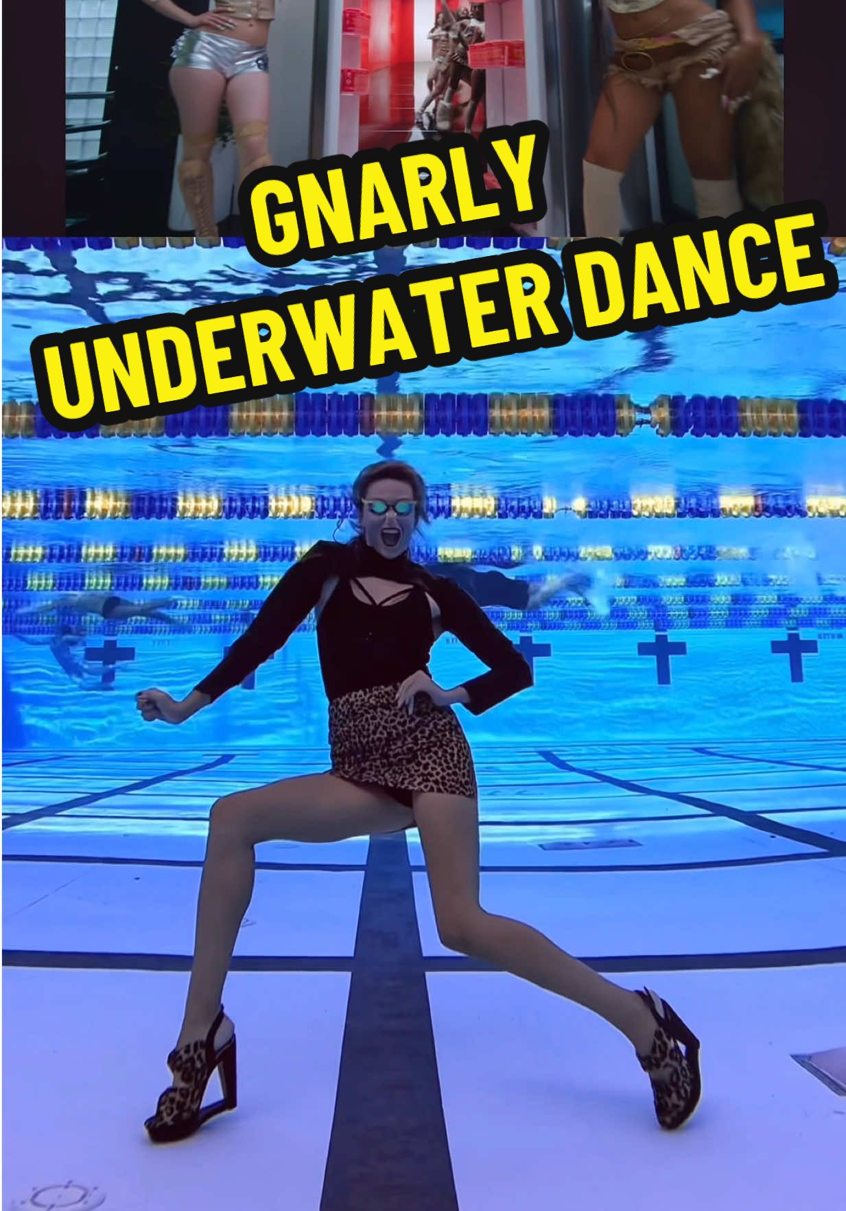 GNARLY - At the Public POOL 😎💦🔥 #KATSEYE #gnarly #gnarlykatseye #underwaterdance #dancecover