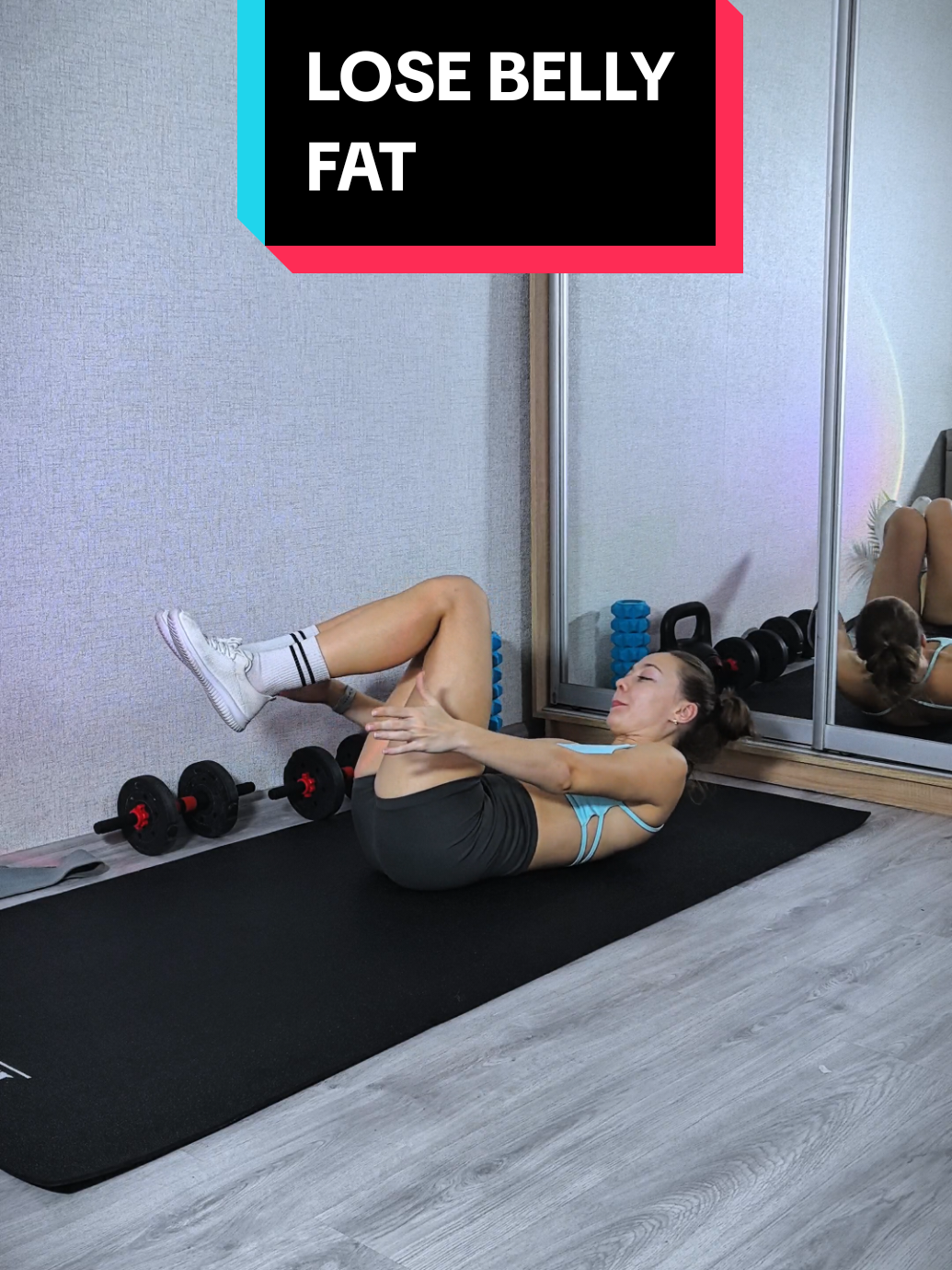 🔥Lose belly fat 🔥 ⏱️4 minutes 20 seconds work 10 seconds rest 3-6 rounds #absworkout #tabata #workoutfromhome #fatloss #Fitness 