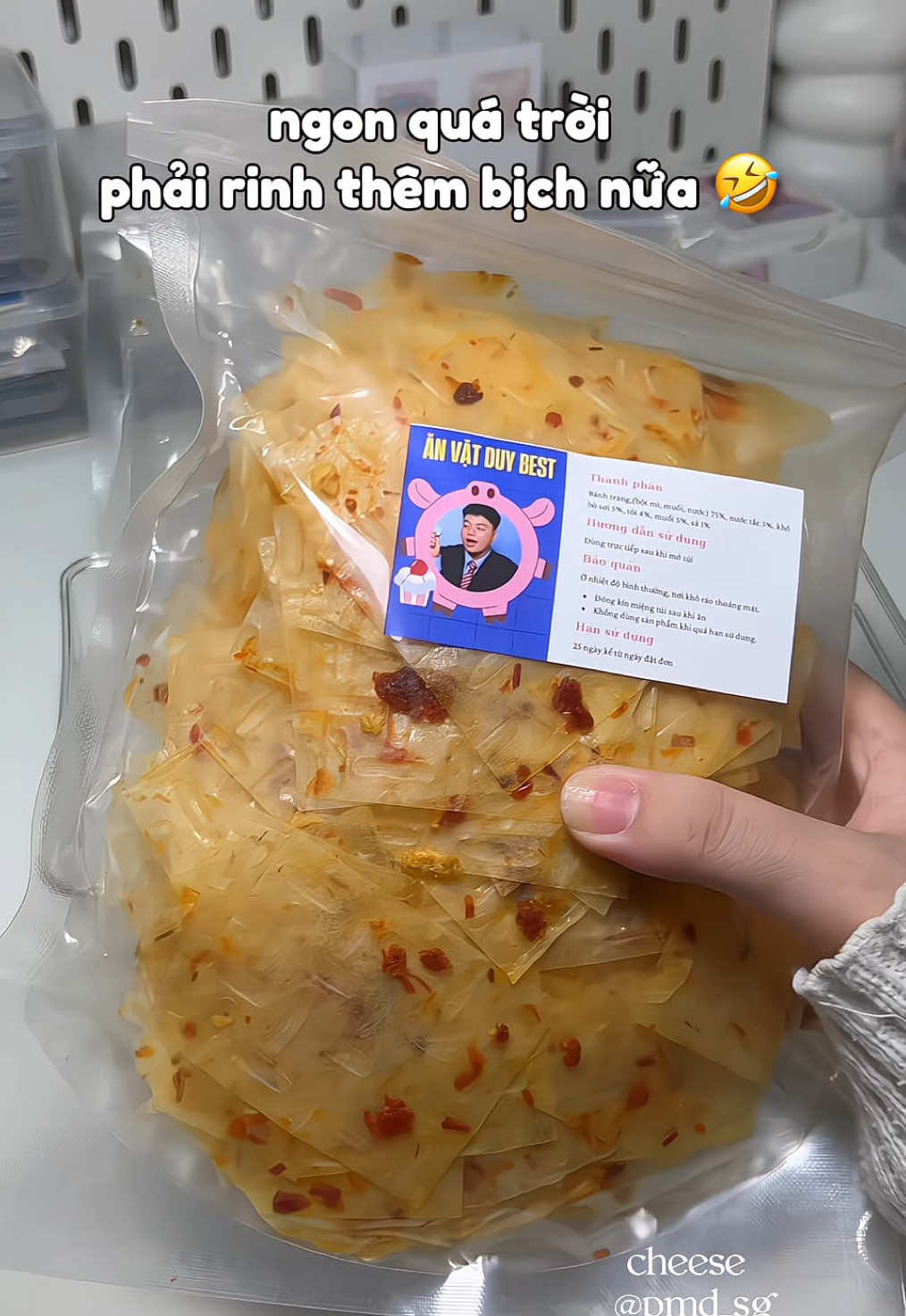 ủa tui tưởng ai cũng ăn bánh tráng Duy Best chứ tarrr 🤤 ngon điên 🥹 #banhtrang #botoichuacay #duybest #ancungtiktok #pmd_sg 