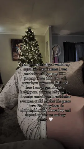 I feel so at peace with every miracle happening in our lives. 🤍 #fyp #pregnant 